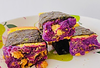 #全电厨王料理挑战赛热力开战！#紫薯肉松紫菜卷的做法