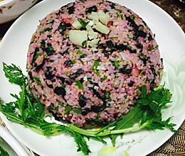 苋菜炒饭的做法