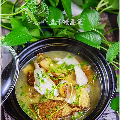 回归家常《豆干鳗鲞煲》