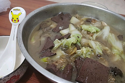 血豆腐炖粉条