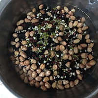红豆薏仁黑豆花生绿豆糙米粥的做法图解1