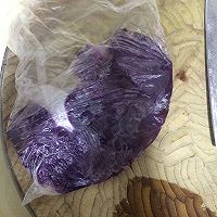 全麦豆渣紫薯脆皮面包的做法图解3
