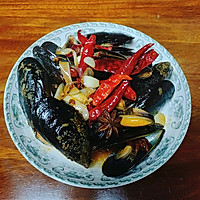 老滕私房菜之爆炒海虹的做法图解4