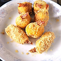 #本周热榜#香酥黄金虾的做法图解9