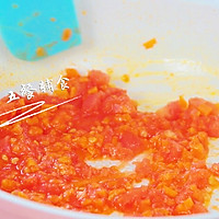 胡萝卜香菇鸡蛋饼 宝宝辅食，鸡蛋+西红柿+包菜的做法图解6