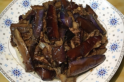 肉沫油焖茄子