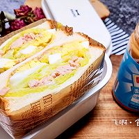 #四季宝蓝小罐#花生酱金枪鱼三明治的做法图解12