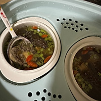 羊肚菌鲍鱼排骨汤的做法图解7