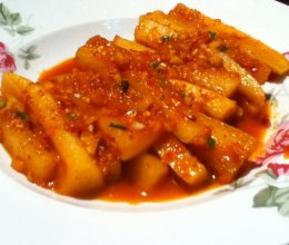 韩式辣萝卜的做法