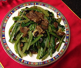 豆豉鲮鱼油麦菜