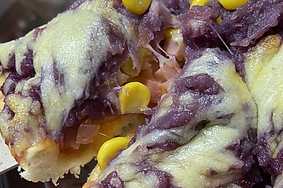 紫薯玉米火腿肠披萨