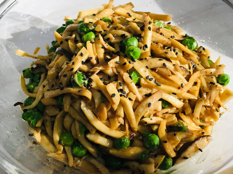 豌豆杏鲍菇的做法