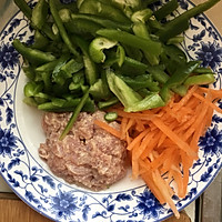 蚝油杏鲍菇炒肉的做法图解3