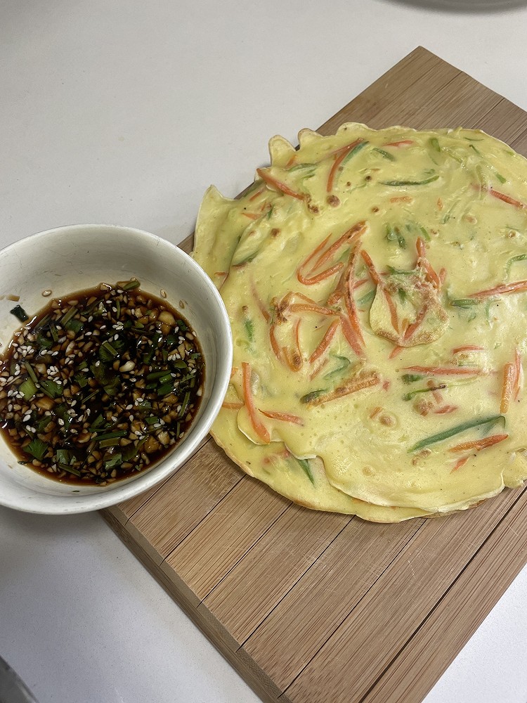 西葫芦胡萝卜糊塌子的做法