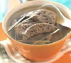 菊花猪肝汤的做法