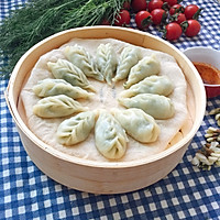 #美食视频挑战赛#茴香柳叶蒸饺的做法图解16