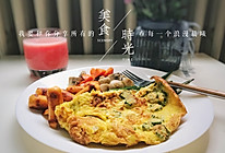 秋葵跑蛋——早餐系列的做法
