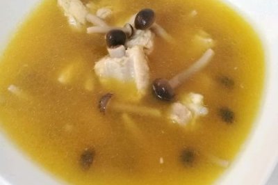蟹味菇排骨汤