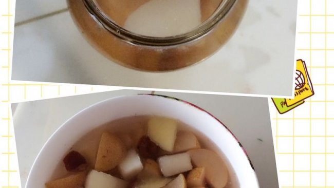 冰糖酸梨糖水罐头的做法