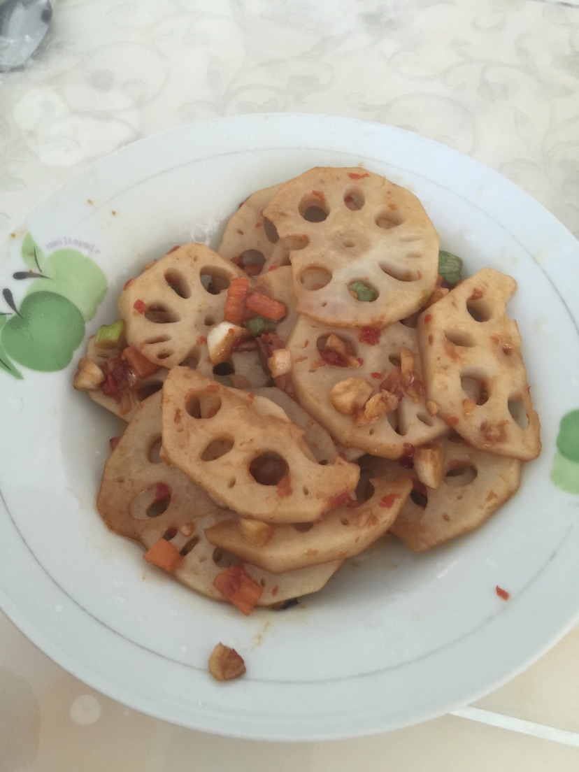 辣炒藕片