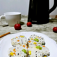 剩饭也有春天－－五彩芝心饭团的做法图解8