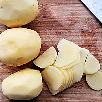 香菜土豆片的做法图解2