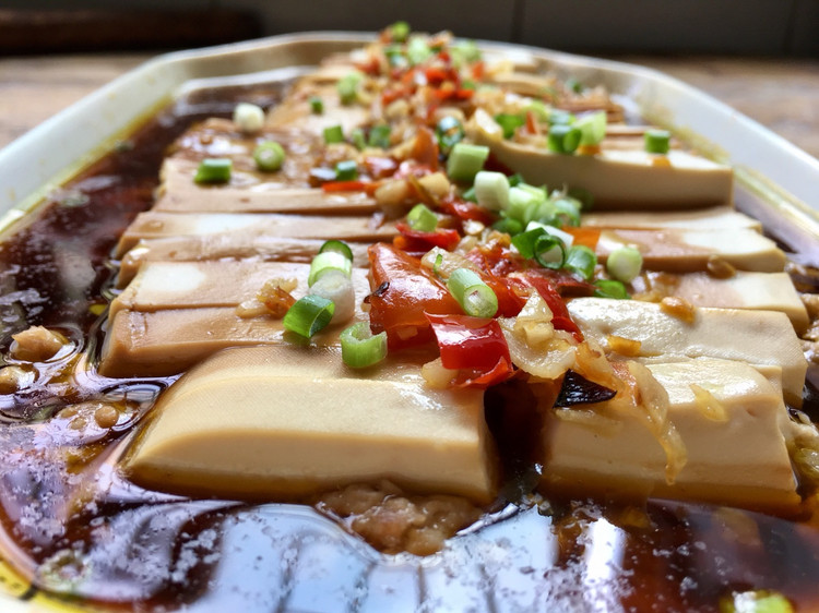 肉糜蒸豆腐的做法