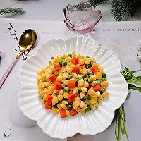 #吃出健康，解决假胖#胡萝卜炒玉米的做法图解10