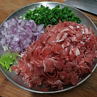 牛肉馅饼（手抓饼版/简单易上手）的做法图解2