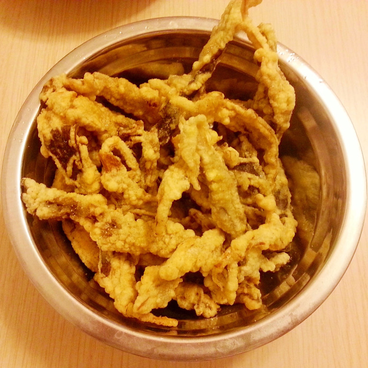 干炸蘑菇的做法