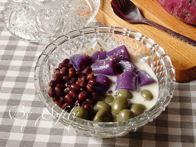 紫薯芋圆-夏天怎么可以没有这道甜品?的做法