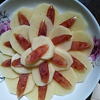 土豆蒸腊肠的做法图解10