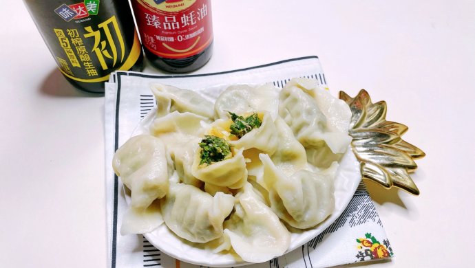 荠菜鲜肉水饺