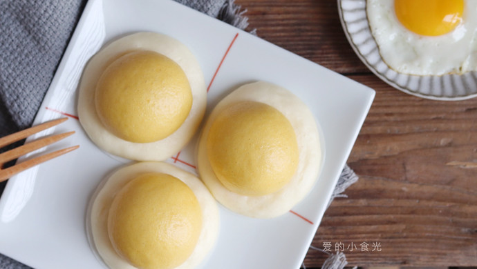 一次发酵，零难度荷包蛋馒头