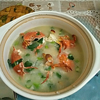 蛤蜊肉螃蟹粥的做法图解4