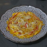 #芝士盖被 爆改芝味#芝士盖滑蛋蟹柳的做法图解7