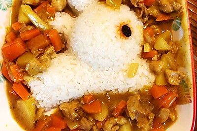咖喱鸡肉饭