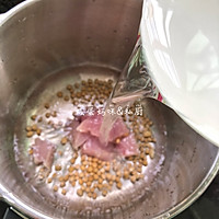 瘦肉煮豆角叶的做法图解2