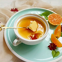 橙香焦糖炖蛋#洗手作羹汤#的做法图解12