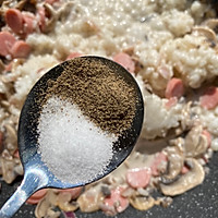 #烘焙美学大赏#奶油蘑菇香肠烩饭的做法图解9