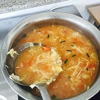 快手西红柿疙瘩汤的做法图解5