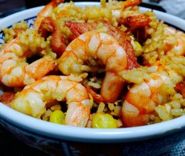 虾油炒饭的做法