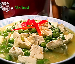 青豆煨豆腐的做法