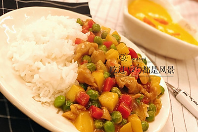 咖喱鸡肉饭