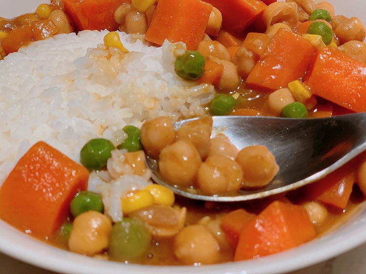 鹰嘴豆咖喱饭的做法