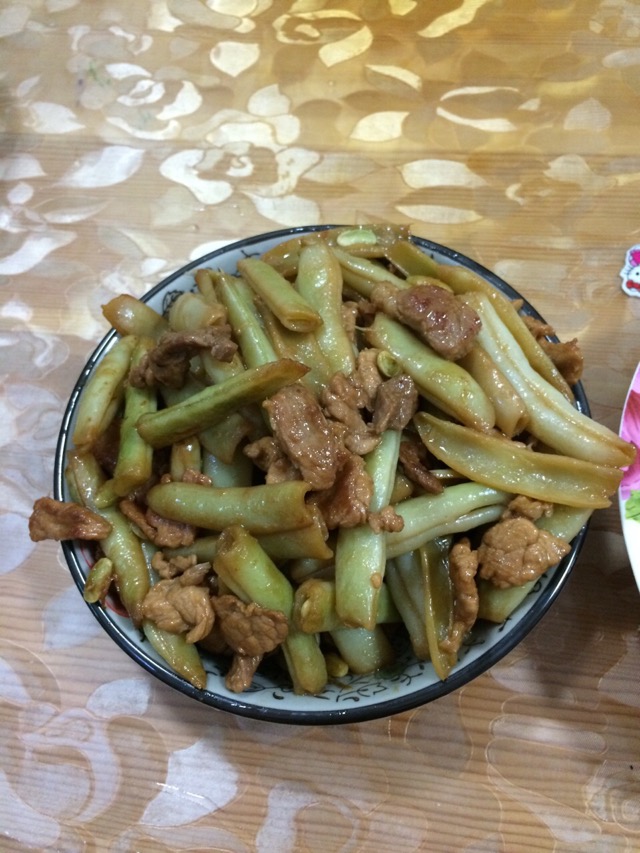 芸豆炒肉的做法