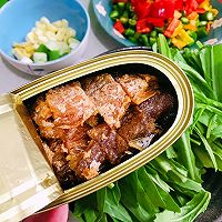 #LG御见美好食光#复刻“豆豉鲮鱼油麦菜”的做法图解3
