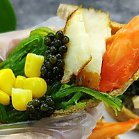 #爽口凉菜，开胃一夏！#鱼子酱小船寿司的做法图解14