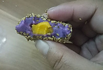 紫薯芒果团子的做法
