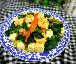 白菜虾仁豆腐的做法